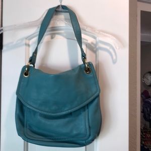 Fossil leather shoulder bag